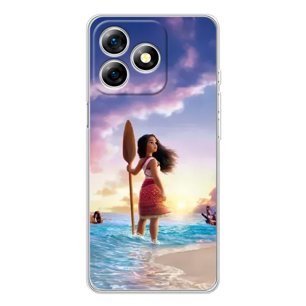 Чехол с принтом «Моана с веслом» для Ulefone Note 18 Pro