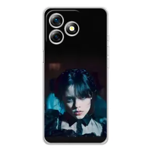 Чохли Венсдей на Ulefone Note 18 Pro Уенсдей (AlphaPrint) (погляд Венздей)