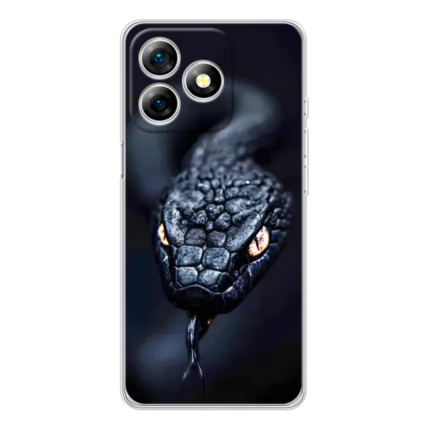 Чохол з принтом «Чорна змія» для Ulefone Note 18 Pro Чохол з принтом «Чорна змія» для Ulefone Note 18 Pro