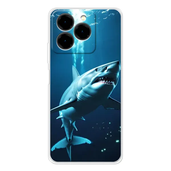 Чохол з принтом «Акула під водою» для Ulefone Note 20 Pro Чохол з принтом «Акула під водою» для Ulefone Note 20 Pro