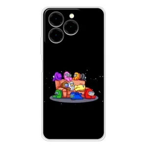 Чехол Амонг Ас для Ulefone Note 20 Pro (AlphaPrint) (Амонг-ас)