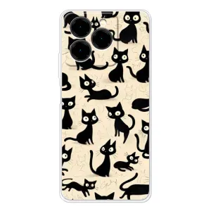 Чехол с рисунком кот на Ulefone Note 20 Pro