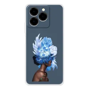 Чехлы (ART) Цветы на Ulefone Note 20 Pro (VPrint) (Цветы на голове)