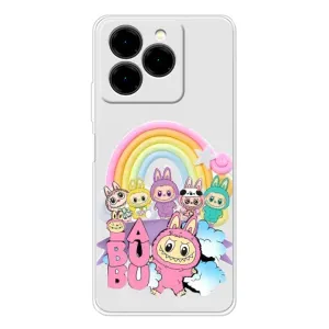 Чехол с принтом «Фон Лабубу» для Ulefone Note 20 Pro