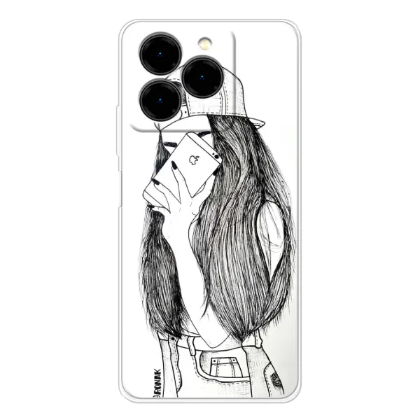 Чехол с принтом «Фото девочки» для Ulefone Note 20 Pro Чехол с принтом «Фото девочки» для Ulefone Note 20 Pro