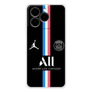 Чохли PSG для Ulefone Note 20 Pro (AlphaPrint) (футболка ПСЖ)