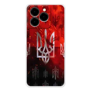 Украинские Чехлы для Ulefone Note 20 Pro с картинкой УПА (AlphaPrint) (ГЕРБ УПА)
