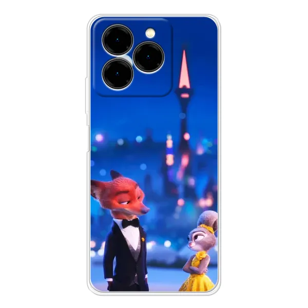 Чехол с принтом «Романтический вечер Зверополис» для Ulefone Note 20 Pro Чехол с принтом «Романтический вечер Зверополис» для Ulefone Note 20 Pro