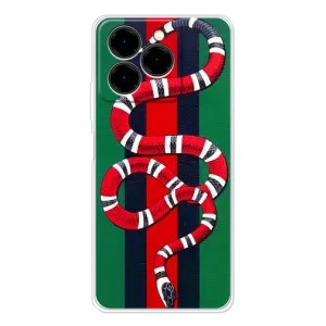 Чехлы ГУЧЧИ для Нот 20 Про (AlphaPrint) (Gucci змия)