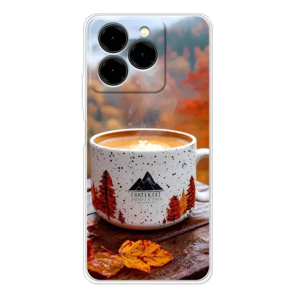 Чехол с принтом «Кофе на природе» для Ulefone Note 20 Pro