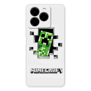 Чохол Майнкрафт на Ulefone Note 20 Pro (AlphaPrint) Minecraft (кріпер Майнкрафт)