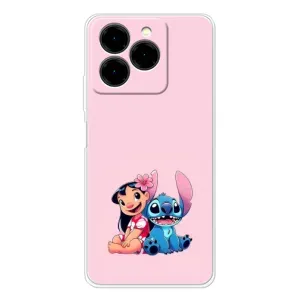 Чехол с принтом Стич на Ulefone Note 20 Pro (Лило и Стич)