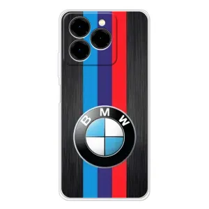 Чехол для Нот 20 Про - с принтом БМВ (AlphaPrint) (Лого BMW)