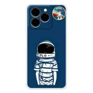 Чехол NASA для Ulefone Note 20 Pro (AlphaPrint) (Мальчик в шлеме)
