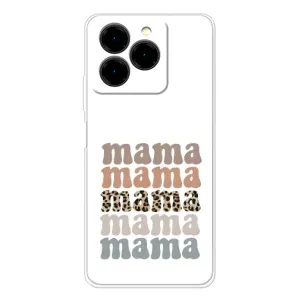 Чохол з принтом «Текстовий колаж мама» для Ulefone Note 20 Pro