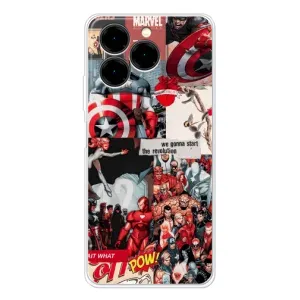 Чохол з принтом «Марвел Комикс» для Ulefone Note 20 Pro