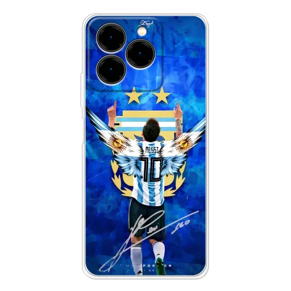 Чехол с принтом «Месси Аргентина» для Ulefone Note 20 Pro Чехол с принтом «Месси Аргентина» для Ulefone Note 20 Pro