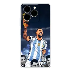 Чохли для Ulefone Note 20 Pro (Leo чемпіон) (AlphaPrint) (Мессі з кубком)