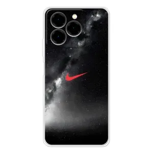 Чехол для Ulefone Note 20 Pro - с принтом Найк (AlphaPrint) (Найк красный)