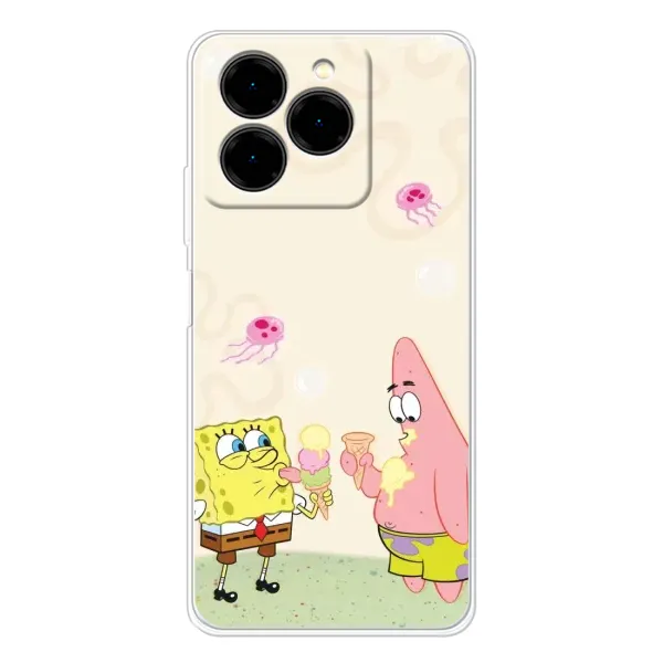 Чехол с принтом «Патрик и Боб» для Ulefone Note 20 Pro