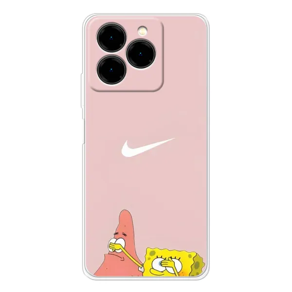 Чехол с принтом «Патрик и Губка» для Ulefone Note 20 Pro