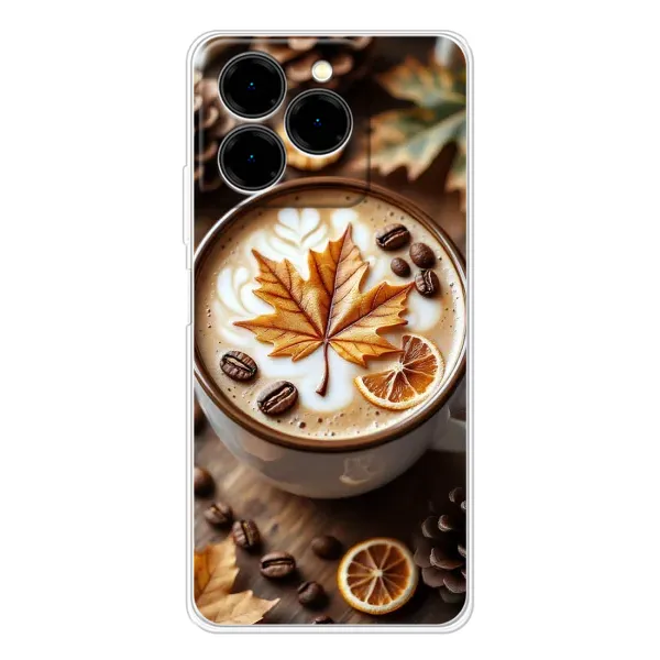Чехол с принтом «Пряный кофе» для Ulefone Note 20 Pro