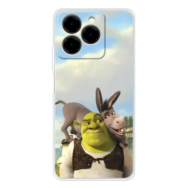 Чохол з принтом «Шрек та Осел» для Ulefone Note 20 Pro Чохол з принтом «Шрек та Осел» для Ulefone Note 20 Pro