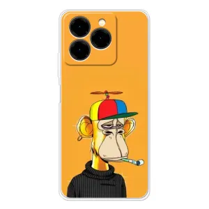 Чехлы с Обезьянами NFT для Ulefone Note 20 Pro (AlphaPrint) (Скучающая Обезьяна NFT)