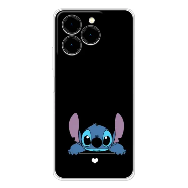 Чехол с принтом «Стич на черном» для Ulefone Note 20 Pro Чехол с принтом «Стич на черном» для Ulefone Note 20 Pro