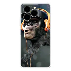 Чехол с принтом «В наушниках» для Ulefone Note 20 Pro