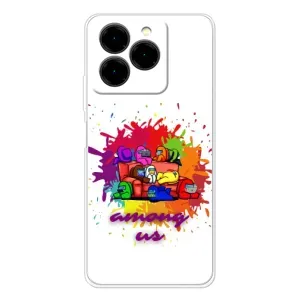 Чехол Амонг Ас для Ulefone Note 20 Pro (AlphaPrint) (Яркий АмонгАс)