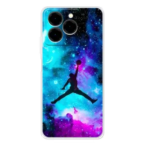 Чехлы для Ulefone Note 20 Pro - с картинкой JORDAN (AlphaPrint) (Яркий Джордан)