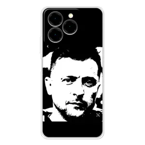 Чехол для Ulefone Note 20 Pro (AlphaPrint - с принтом Зеленского)