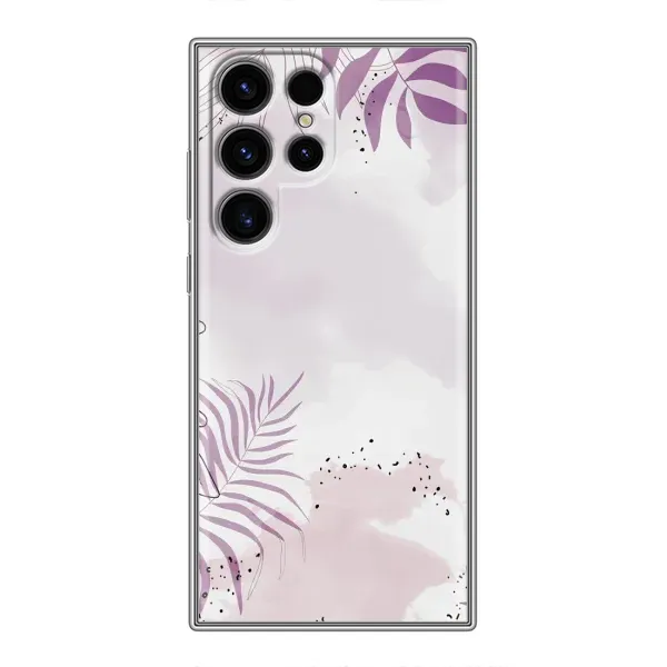 Чохол з принтом «Фіолетове листя» для Ulefone Note 22 Чохол з принтом «Фіолетове листя» для Ulefone Note 22