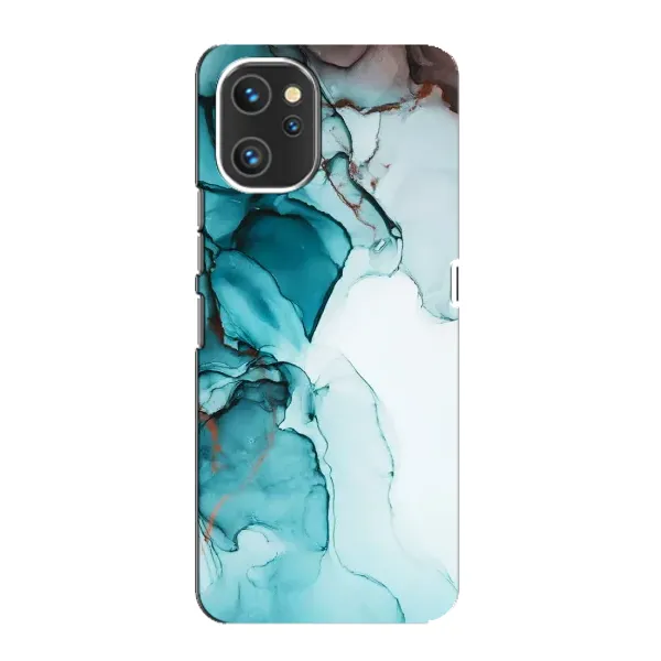 Чехол с принтом «Бирюзовый мрамор» для UMIDIGI A13 Pro