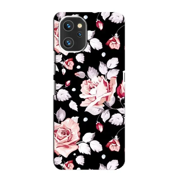 Чехол с принтом «Цветочки на черном» для UMIDIGI A13 Pro Чехол с принтом «Цветочки на черном» для UMIDIGI A13 Pro