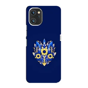 Чохли для Umidigi A13 Pro Укр. Символіка (AlphaPrint) (Квітковий Герб)