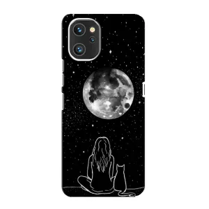 Чохол з малюнком кіт на Umidigi A13 Pro (Дівчина з котом)