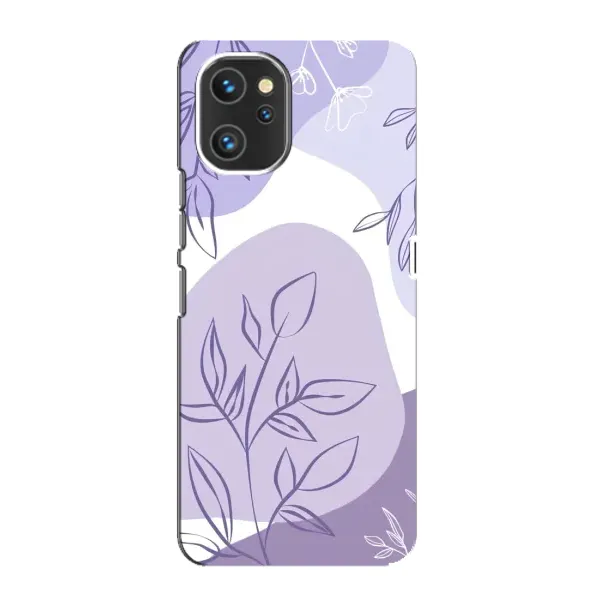 Чехол с принтом «Фиолетовые листья абстракция» для UMIDIGI A13 Pro