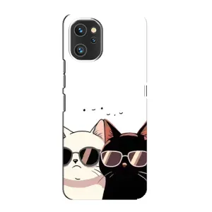 Чохол з малюнком кіт на Umidigi A13 Pro (Коти в окулярах)