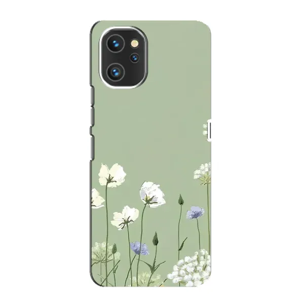 Чехол с принтом «Цветы на зеленом» для UMIDIGI A13 Pro