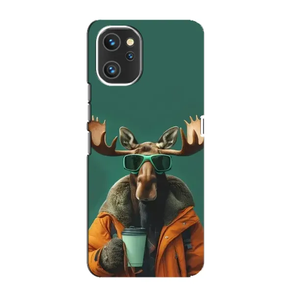 Чехол с принтом «Лось с кофе» для UMIDIGI A13 Pro Чехол с принтом «Лось с кофе» для UMIDIGI A13 Pro