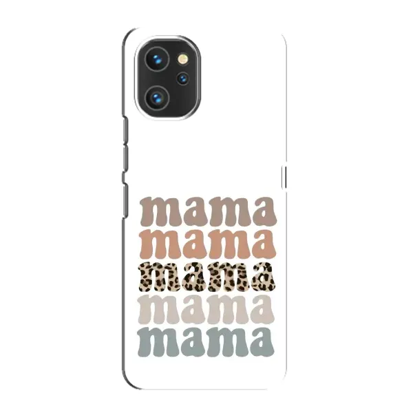 Чехол с принтом «Текстовый коллаж мама» для UMIDIGI A13 Pro