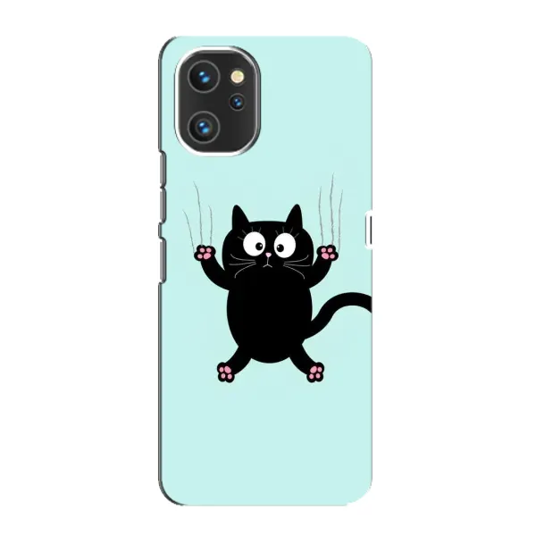 Чехол с принтом «Падающий кот» для UMIDIGI A13 Pro