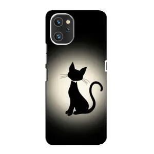 Чохол з принтом для Umidigi A13 Pro (AlphaPrint) Модні коти (Силует котика)