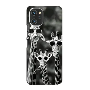 Силіконовий чохол з КАРТИНКАМИ літо для Umidigi A13 Pro (AlphaPrint) (Жирафи в окулярах)