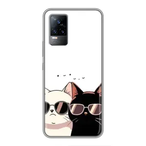 Чохол з малюнком кіт на Vivo S9 (Коти в окулярах)