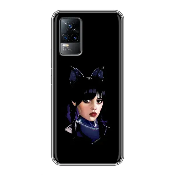 Чехол с принтом «серьезная Уэнздей» для Vivo S9 Чехол с принтом «серьезная Уэнздей» для Vivo S9