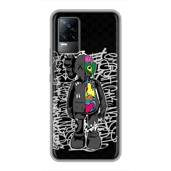 Чохол з принтом «Стиль Bearbrick» для Vivo S9