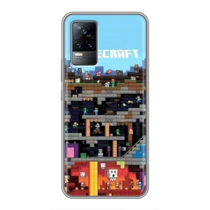 Чехол с принтом «фон Minecraft» для Vivo S9e